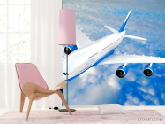 Фотошпалери Літак в хмарах - 4