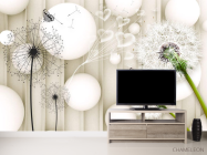 Фотообои 3д одуванчики - 2