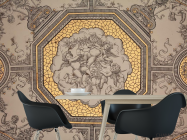 Фотошпалери Вінтажний принт на стелю - 1