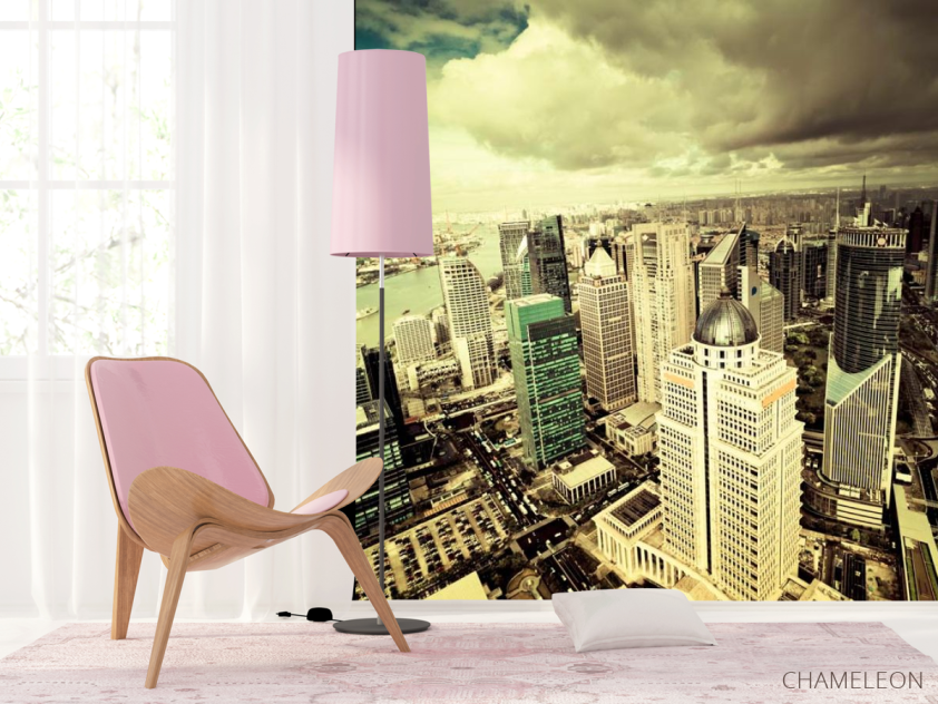 Фотошпалери Будинку, вода, хмари - 4