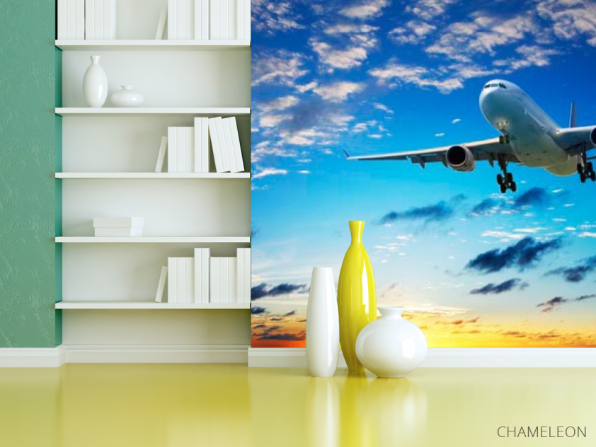 Фотошпалери Літак в хмарах - 3