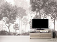 Фотообои Олени и деревья коричневые - 2