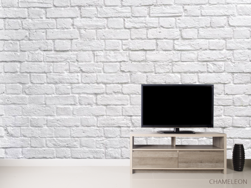 Фотообои белая кирпичная стена - 2