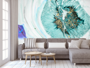 Фотообои Капля бирюзы - 3