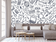 Фотообои Школьный паттерн - 3