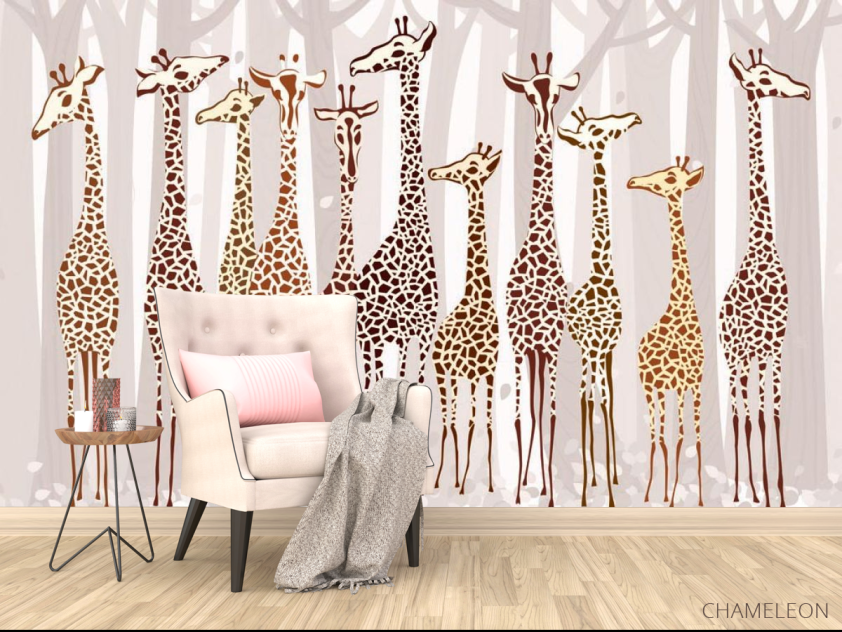 Фотообои Жирафы - 4