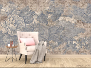 Фотообои Цветочный дизайнерский принт - 4