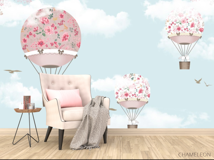 Фотообои Воздушные шары в небе - 4