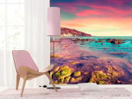 Фотошпалери рожеве море і небо - 4