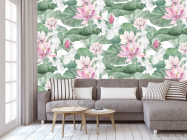 Фотообои Дизайнесркие лотосы - 3