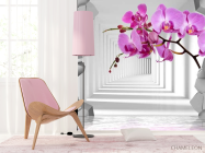 Фотошпалери 3D орхідея - 4