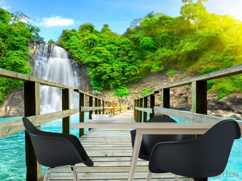 Фотошпалери Дорога до водоспаду - 1