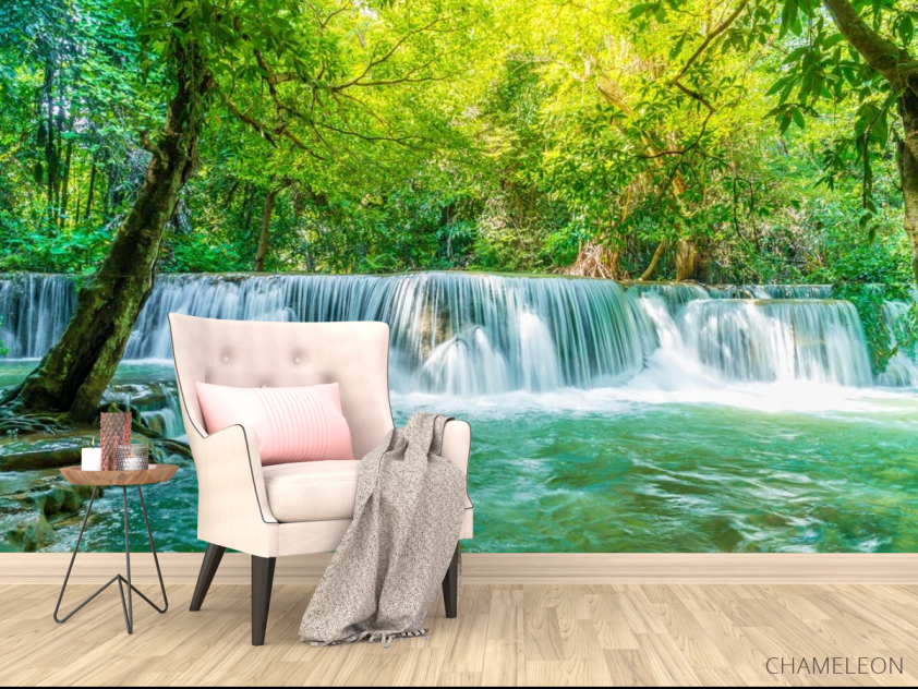 Фотообои бирюзовый водопад - 4