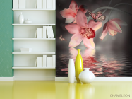 Фотообои Цветок с бабочкой - 3