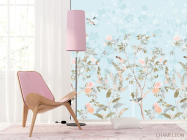 Фотошпалери гілки з птахами - 4