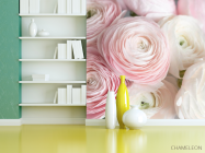 Фотошпалери Рожеві рунункюлусы - 3