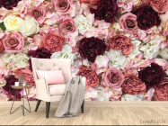 Фотообои розы разных оттенков - 4