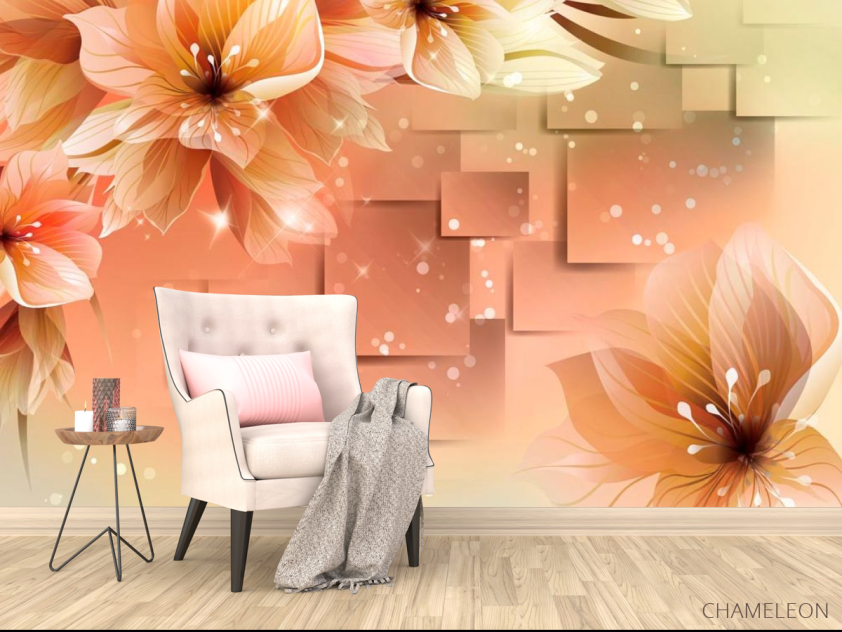 Фотообои в кухню Цветы - 4