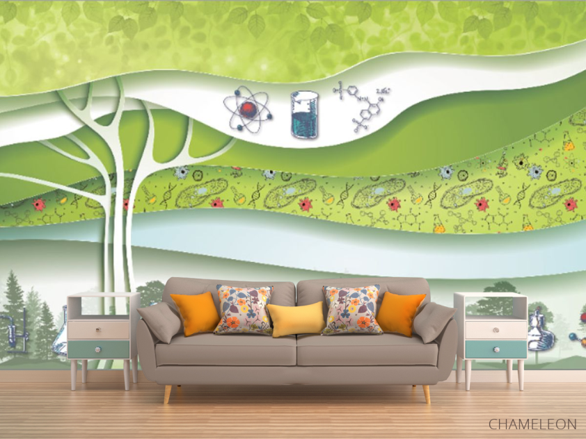 Фотообои Современный кабинет биологии - 1