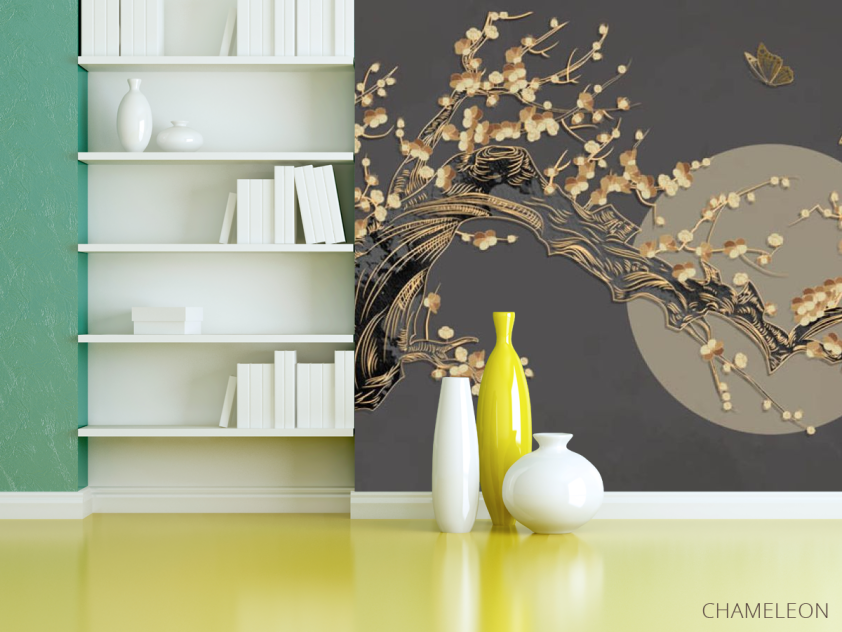 Фотошпалери місяць і гілка - 3