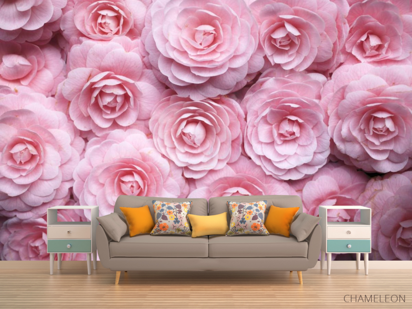 Фотообои широкие розы - 1