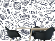 Фотошпалери Шкільний патерн - 1