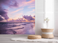 Фотошпалери Фіолетовий захід сонця біля моря - 2