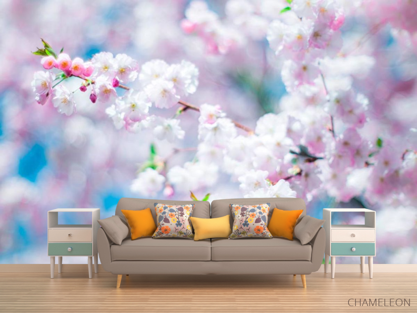 Фотообои Белые пушинки цветов - 1