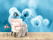 Фотообои Цветы в инее - 4