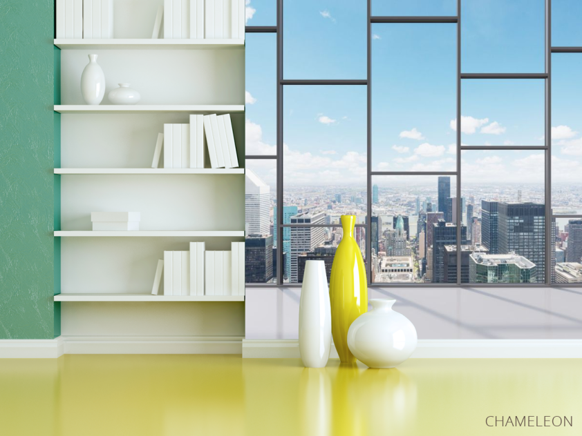 Фотошпалери Вид з вікна на місто - 3