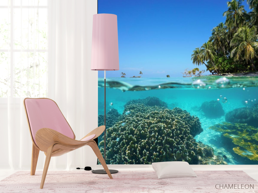 Фотошпалери Море, корали і пальми - 4