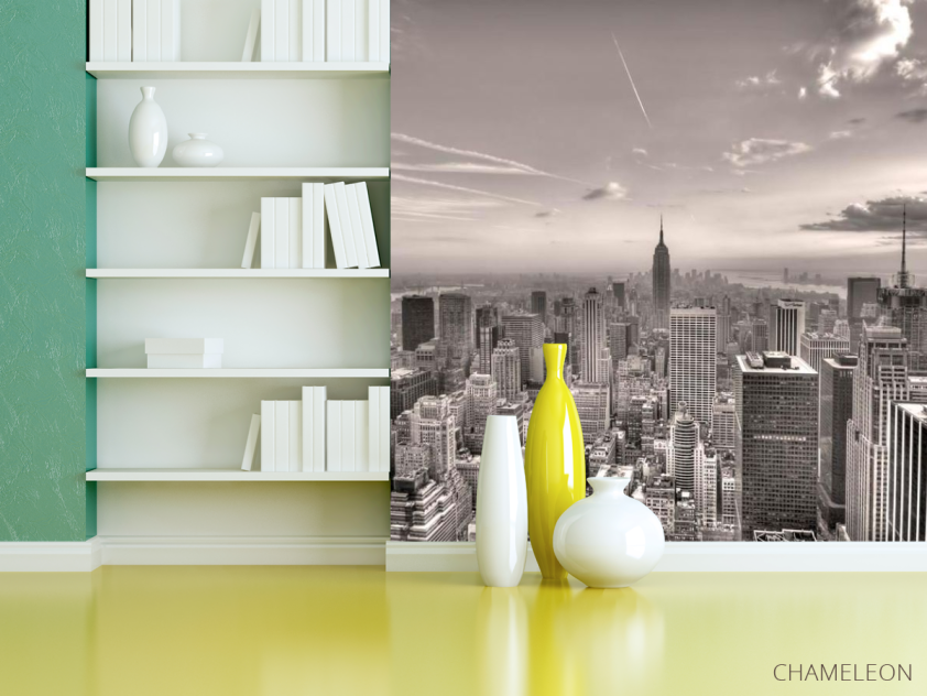 Фотошпалери Сірі тони міста - 3