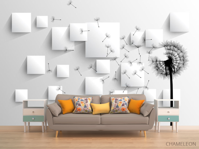 Фотообои Одуванчик 3д - 1