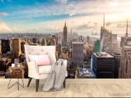 Фотообои Вид сверху город - 4