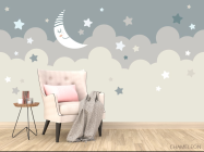 Фотообои Зведное небо и месяц - 4