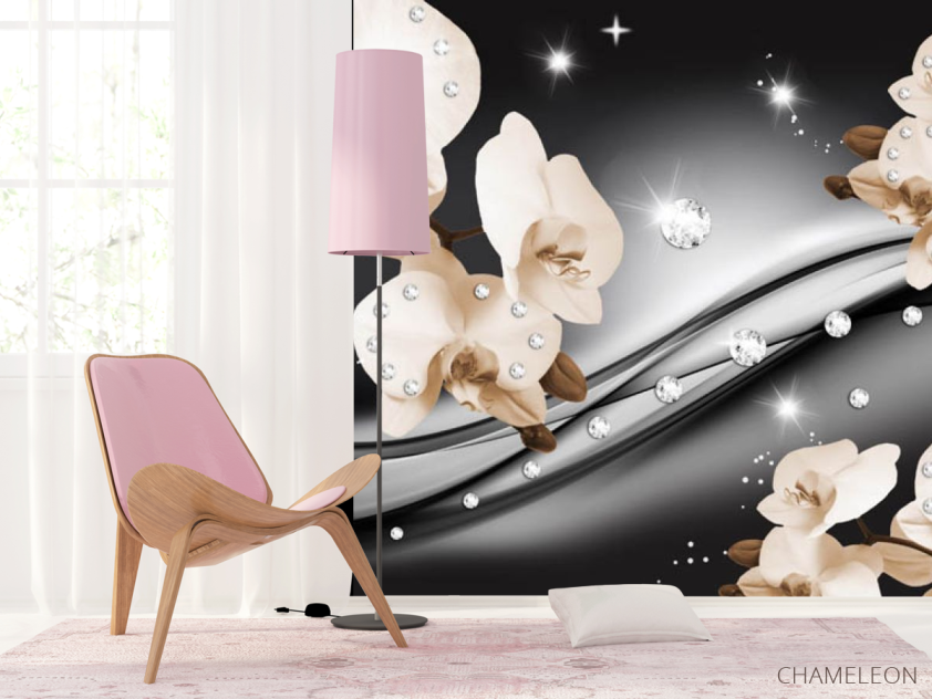 Фотошпалери 3D орхідеї - 4