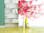 Фотошпалери Червоне квітуче дерево - 3