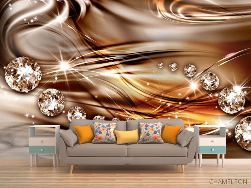 Фотообои Коричневая абстракция - 1