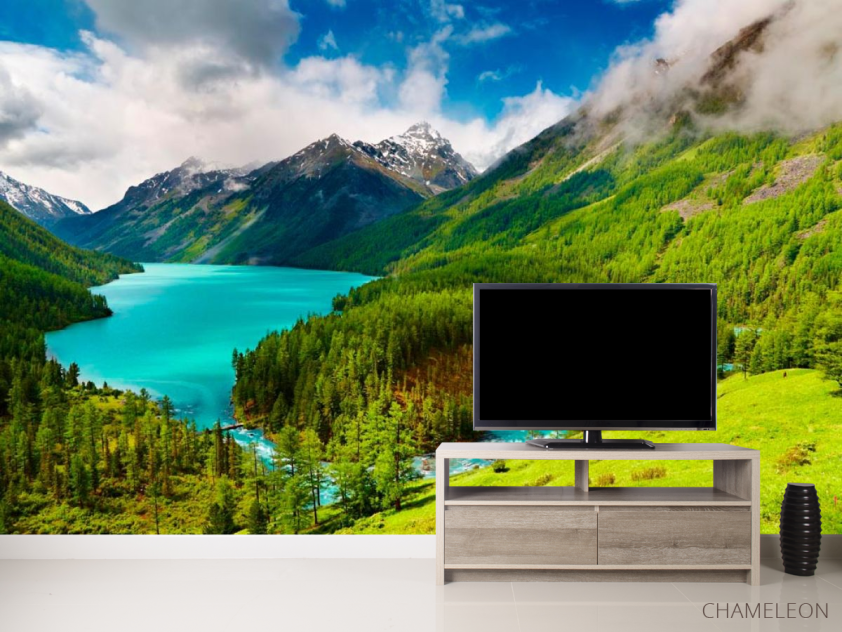 Фотообои Тучи идут в горы - 2