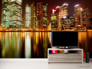 Фотообои Дома,блики, вода - 2