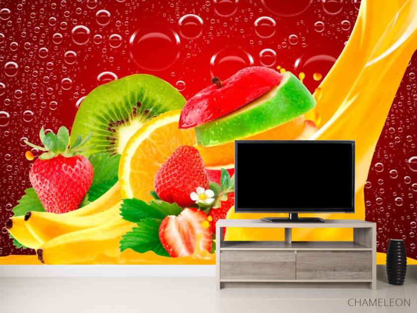 Фотообои Нарезанные фрукты, ягоды - 2