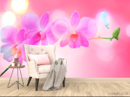 Фотообои Бледно-розовые цветы - 4