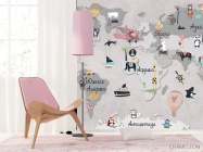 Фотошпалери Десткая карта - 4