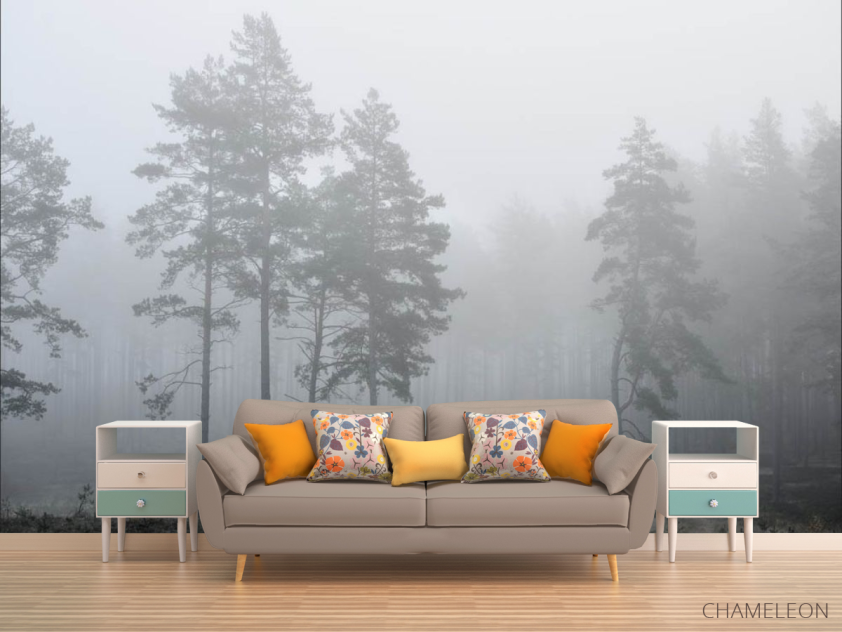 Фотообои туманный лес - 1