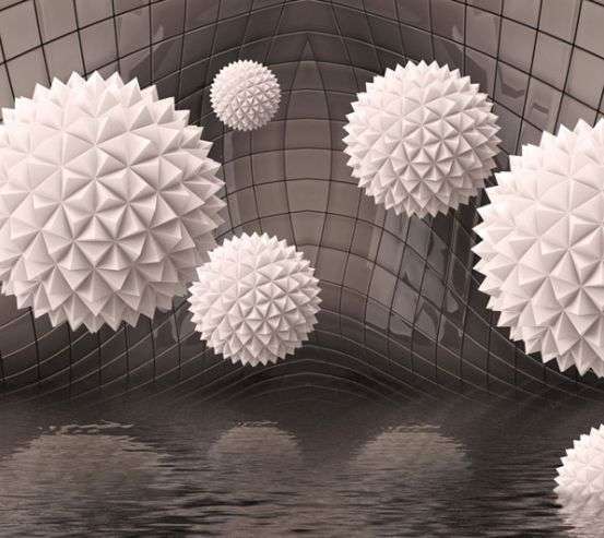 Фотообои Шары 3д на коричневом фоне Фотообои Шары 3д на коричневом фоне 22952