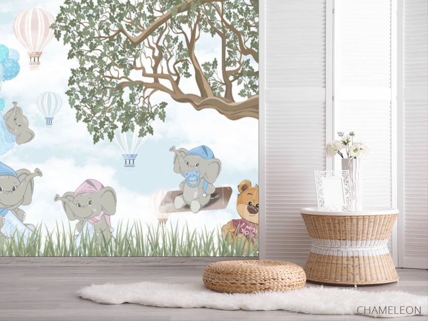 Фотошпалери для наймолодших зі звірками - 2