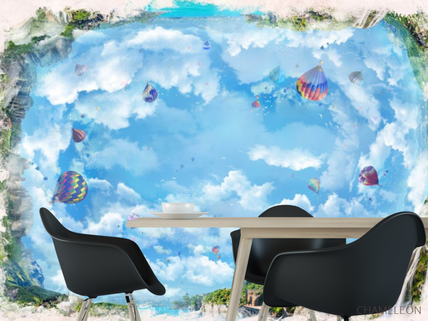 Фотошпалери повітряні кулі - 1