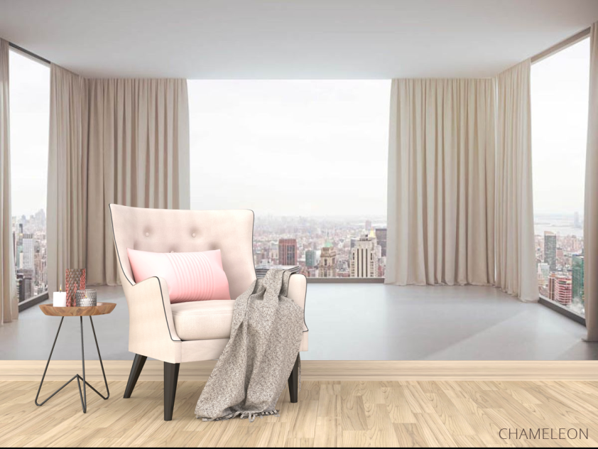 Фотообои Вид з окна на современный город - 4