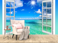 Фотообои Вид на море из окна - 4