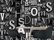 Фотошпалери Літери - 1